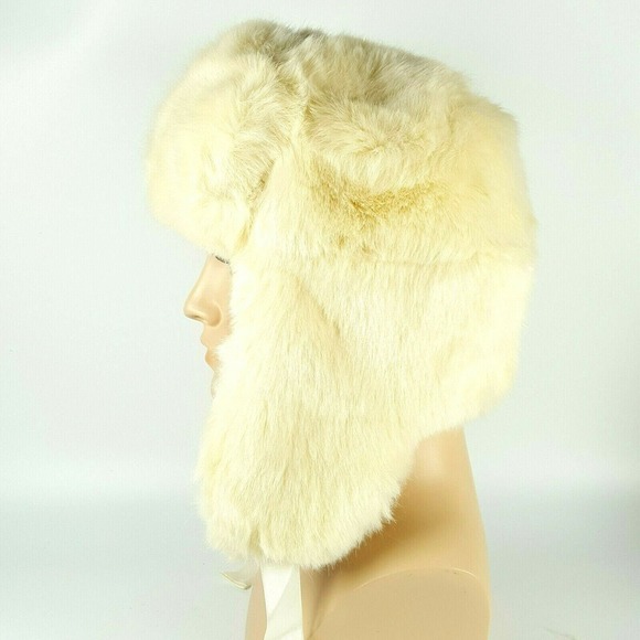 Nobis Sugar Lips Women\'s Ivory Faux Fur Trapper Russian Hat main image 8
